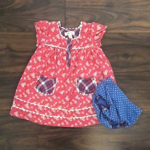 Matilda Jane 6-12 month dress and diaper cover